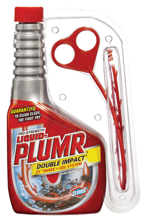 Liquid-Plumr Double Impact Clog Remover Gel 18 oz.