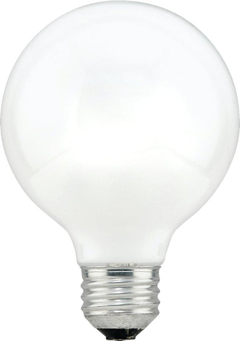 Sylvania 15882 Incandescent Lamp, 40 W, G25 Lamp, Medium E26 Lamp Base, 260 Lumens, 2850 K Color Temp, Soft White Light