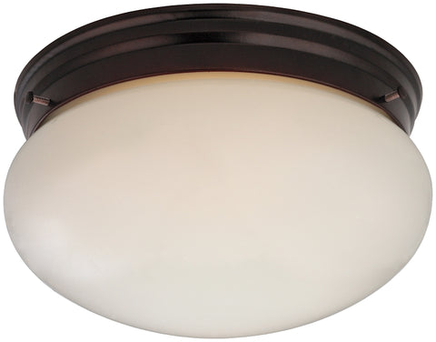 Boston Harbor F14BB02-8005-ORB Two Light Round Ceiling Fixture, 120 V, 60 W, 2-Lamp, A19 or CFL Lamp, Bronze Fixture