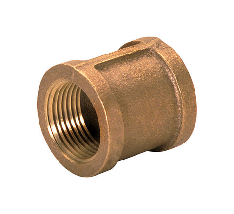 JMF 1 in. FPT x 3/4 in. Dia. FPT Brass Coupling