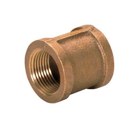 JMF 1 in. FPT x 1 in. Dia. FPT Brass Coupling