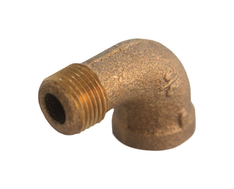 JMF 1 in. Dia. x 1 in. Dia. FPT To MPT To Compression Red Brass Street Elbow