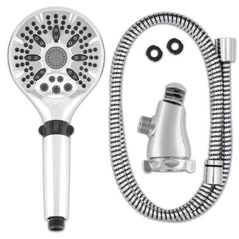 Waterpik PowerSpray Plus Chrome 5 settings Handheld Showerhead 1.8 gpm