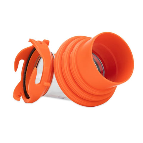 Camco USA RhinoFLEX 39736 Elbow Fitting with Adapter, Clear/Orange