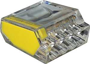 Gardner Bender PushGard 10-PC4 Wire Connector, 12 to 22 AWG Wire, Copper Contact, Polycarbonate Housing Material, 100/CT