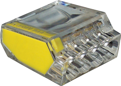 Gardner Bender PushGard 10-PC4 Wire Connector, 12 to 22 AWG Wire, Copper Contact, Polycarbonate Housing Material, 100/CT