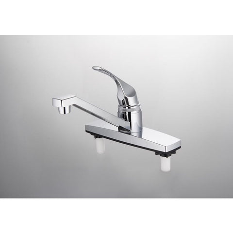 Home Plus One Handle Chrome Kitchen Faucet