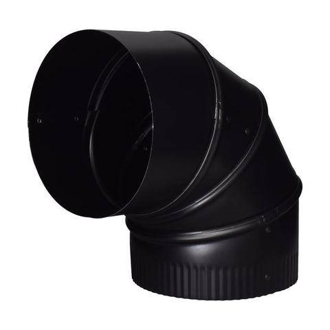 Imperial 6 in. D X 6 in. L Steel Stove Pipe Elbow, Pack of 4