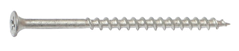 Midwest Fastener 53994 Deck Screw, #8 Thread, 3 in L, Coarse Thread, Bugle Head, Steel, Dacrotized, 272/PK
