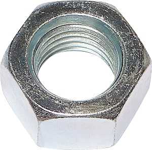 Midwest Fastener 03673 Hex Nut, Coarse Thread, 7/16-14 Thread, Zinc, Zinc, 2 Grade