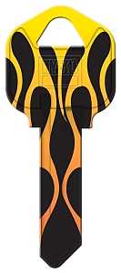 Hy-Ko 16010KW1-18 Key Blank, Brass, Nickel-Plated, For: Kwikset KW1 Keyways, Pack of 10