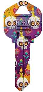 Hy-Ko 16010KW1-24 Key Blank, Brass, Nickel, For: Kwikset KW1 Keyways, Pack of 10