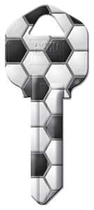 Hy-Ko 16010KW1-28 Key Blank, Brass, Nickel-Plated, For: Kwikset KW1 Keyways, Pack of 10