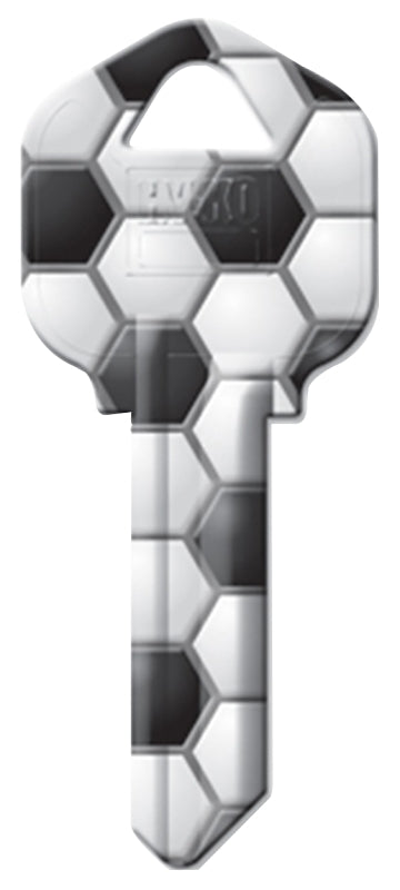 Hy-Ko 16010KW1-28 Key Blank, Brass, Nickel-Plated, For: Kwikset KW1 Keyways, Pack of 10