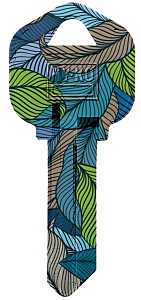 Hy-Ko 16010KW1-39 Key Blank, Brass, Nickel-Plated, For: Kwikset KW1 Keyways, Pack of 10