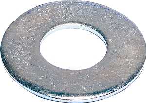 Midwest Fastener 04694 Washer, 1/2 in ID, Zinc, Zinc, USS Grade, 585/PK