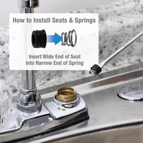 Ace 3S-16H/C Hot and Cold Faucet Stem For Delta