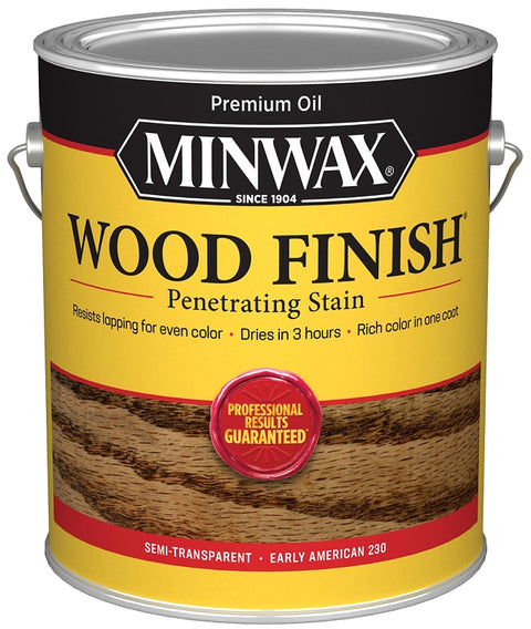 Minwax 710780000 Wood Stain, Oil Base, Early American, Liquid, 1 gal, Pack of 2