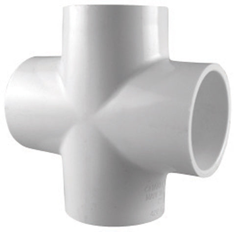 Charlotte Pipe Schedule 40 Slip To Slip To Slip 2 in. Dia. x 2 in. Dia. x 2 in. Dia. PVC Cross