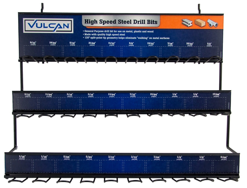 Vulcan 994850 Drill Bit Rack, HSS – Shell Lumber and Hardware