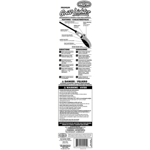 Kingsford Grill Butane Lighter 1 pk, Pack of 8