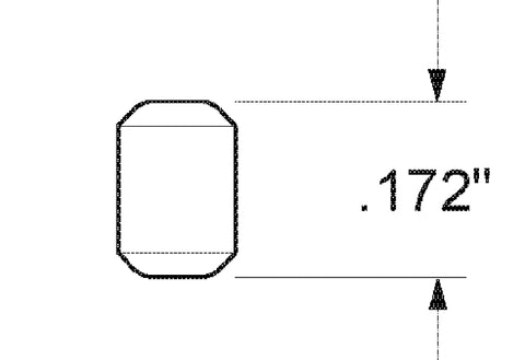 Kwikset 83100-001 Bottom Pin, Zinc, Gold, Specifications: #1 Size
