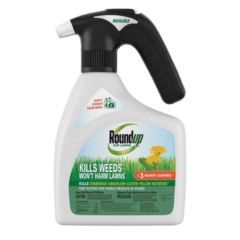 Roundup 5022205 Weed Killer, Liquid, Spray Application, 1.5 L Can