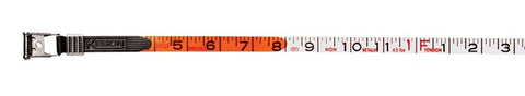 Keson OTR18200 Tape Measure, 200 ft L Blade, 3/8 in W Blade, Fiberglass Blade, ABS Case, Pumpkin Case