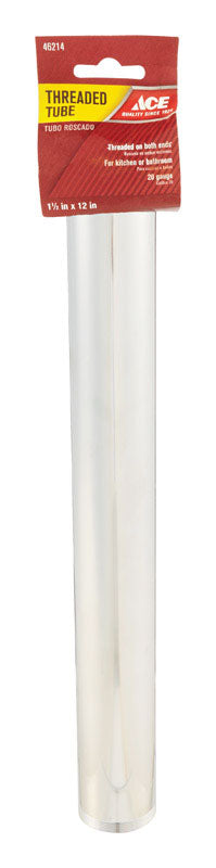 Ace 1-1/2 in. Dia. x 12 in. L Brass Extension Tube