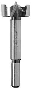 Irwin 1966933/42922 Forstner Bit, 1-3/8 in Dia, 3-1/2 in OAL, 1-Flute, 3/8 in Dia Shank, Reduced Shank