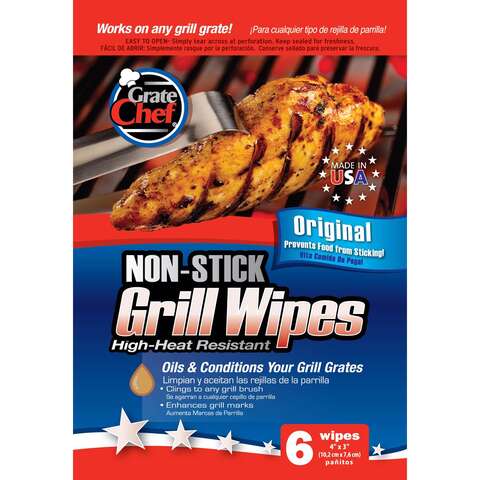Grate Chef Polyester Grill Cleaning Cloth 5.5 in. L X 0.25 in. W For Universal, Pack of 36