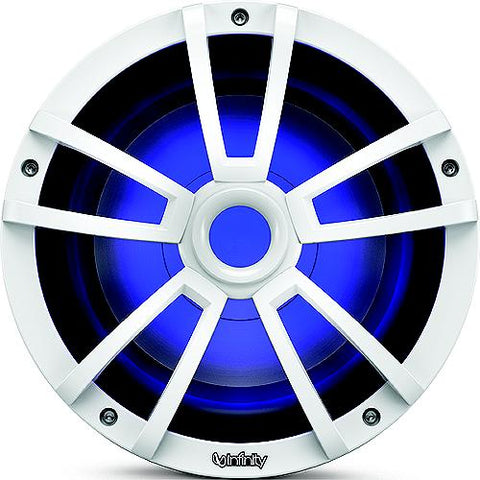 Infinity 1022MLW Subwoofer w/Grille, 10″ Gloss White, 1 ea.