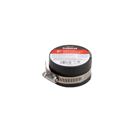 Test Cap Conduit ProSource TC-2 Test Cap, 2 in Connection, Capping Pipe Ends, PVC, Blac ...