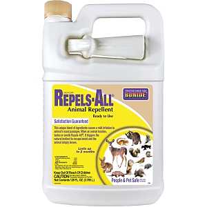 Bonide Repels All 239 Animal Repellent Bottle, Ready-to-Use, Tan