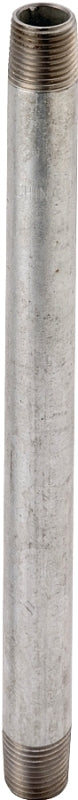 Southland GN 11/4X24-S Galvanized Pipe Nipple, 1-1/4 in, Male, Carbon Steel, SCH 40 Schedule, 24 in L