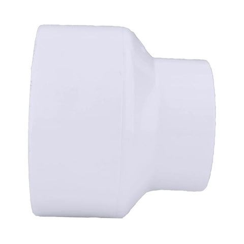 Charlotte Pipe Schedule 40 4 in. Hub X 6 in. D Hub PVC Increaser/Reducer 1 pk