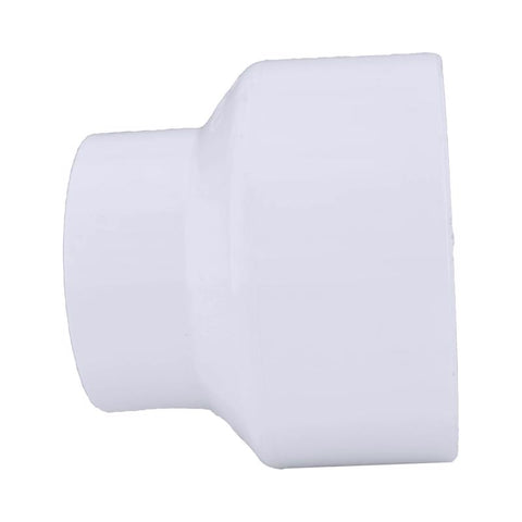 Charlotte Pipe Schedule 40 4 in. Hub X 6 in. D Hub PVC Increaser/Reducer 1 pk