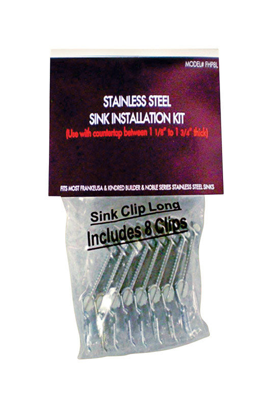 Kindred Stainless Steel Sink Mounting Clips – Shell Lumber and Hardware