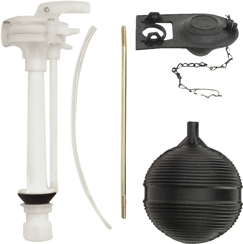 ProSource 24451-3L Economy Toilet Tank Repair Kit, 1 Set-Piece, Black ...