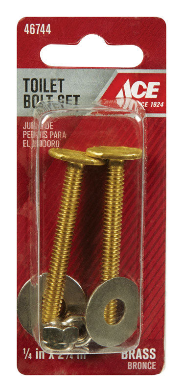 Ace 1/4 in. H x 2-1/4 in. L Brass