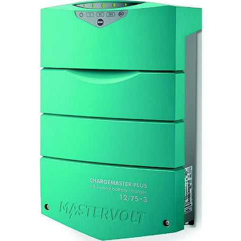 Mastervolt 44310755 Chargemaster Plus CZone 3-Bank Battery Charger, 12V, 75 Amps
