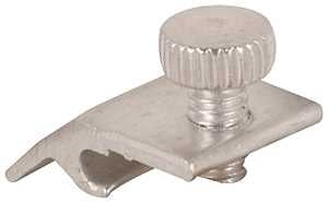 Make-2-Fit PL 7951 Storm Door Panel Clip, Aluminum, Mill, 8/CD