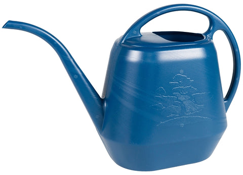 Bloem Aqua Rite Series JW41-33 Watering Can, 1.1 gal Can, Extra-Long Spout, Plastic, Classic Blue
