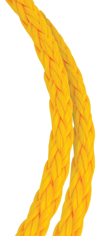 Lumber Jack Ropes Baron 54616 Rope, 1/2 in Dia, 300 ft L, 289 lb Working Load, Polypropy ...