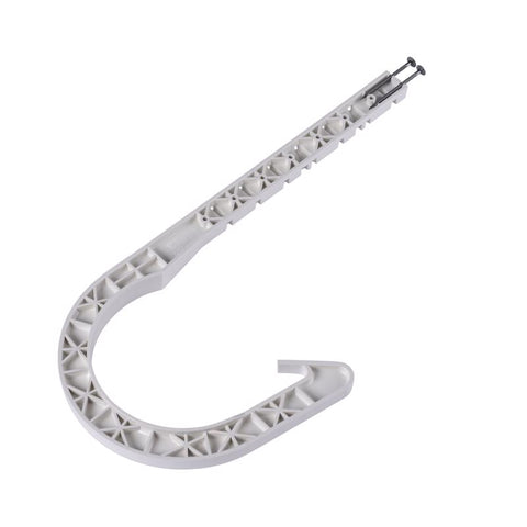 Oatey 4 in. to 7-1/2 in. in. 7 ft. White ABS DWV J-Hook