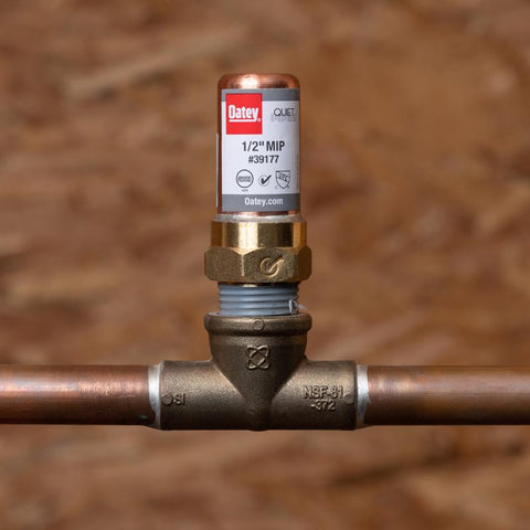 Oatey Quiet Pipes 1/2 in. MIP each X 1/2 in. D MIP each Copper Water Hammer Arrester 1 pk