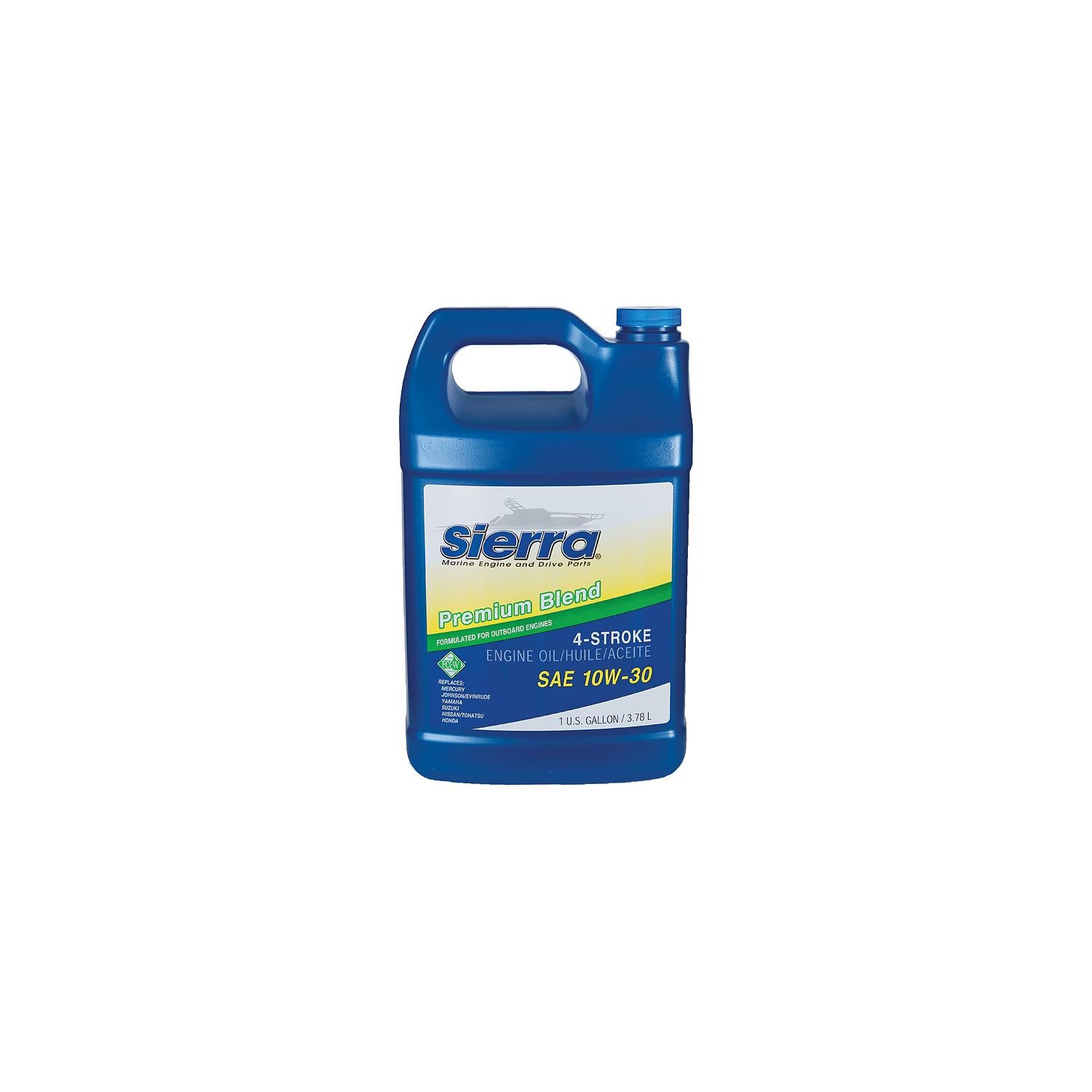 Sierra 94203 10W30 FCW 4Stroke Outboard Oil, Gal., Pack of 4 – Shell ...