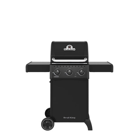 Broil King 864054 Free-Standing Gas Grill, Liquid Propane, 3-Burner, 350 sq-in Primary Cooking Surface, Black
