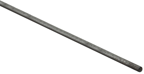 Stanley Hardware 4054BC Series N316-372 Rod, 1/4 in Dia, 36 in L, Steel, Plain