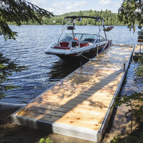 Multinautic 21519 Dock Kit, Aluminum, For: Stationary and Floating Dock